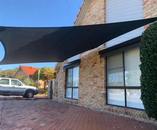 Commercial shade structure at childcare centre in the Hunter Valley
