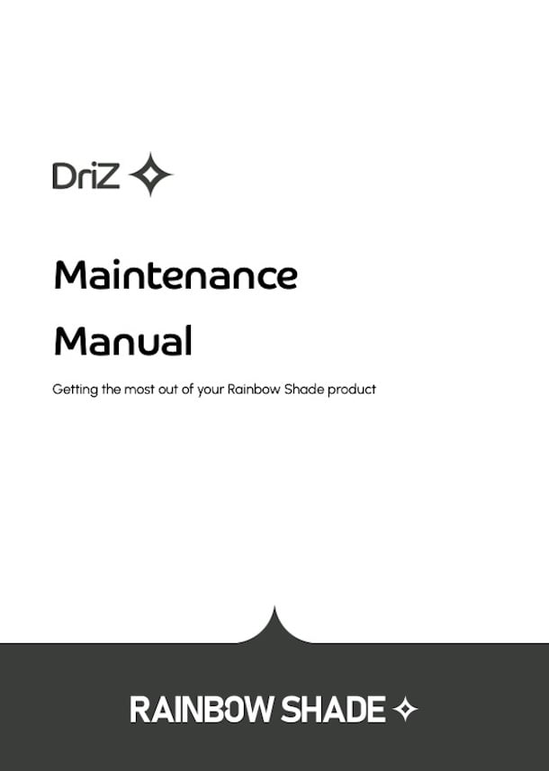 driz maintenance guide image