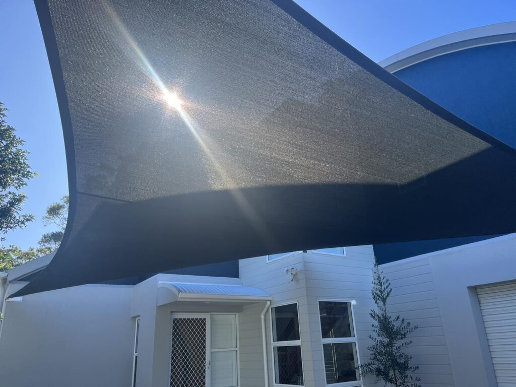 carport shade sail in nelsons bay