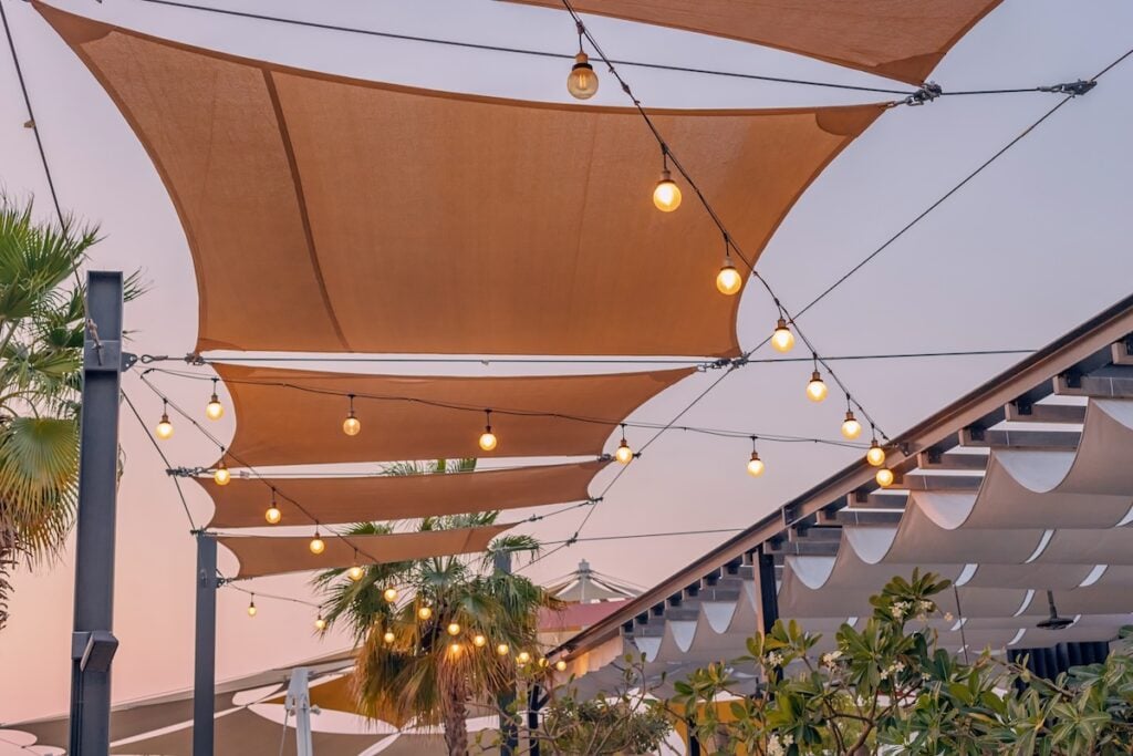 restaurant and cafe shade sails newcastle